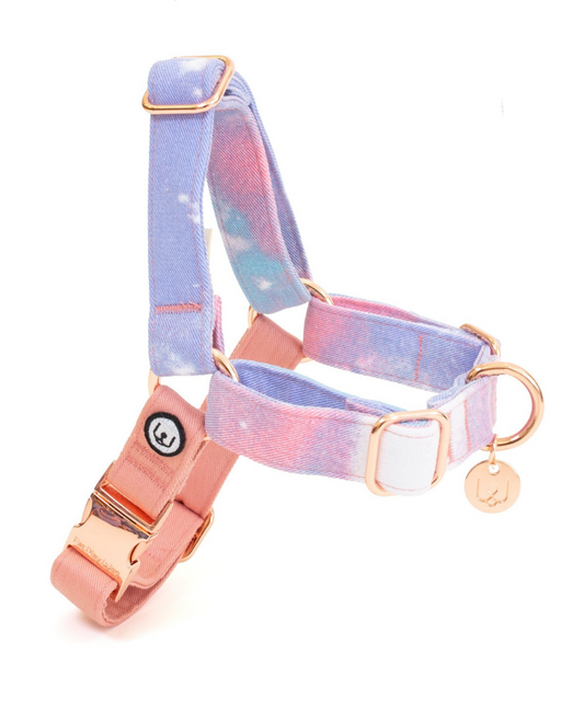 Adjustable No-Pull Dog Harness in Cotton Candy