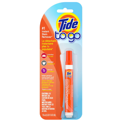 Tide To Go Instant Stain Remover Pen and Laundry Spot Cleaner, Travel and Pocket Size Stain Stick, 0.33 fl oz