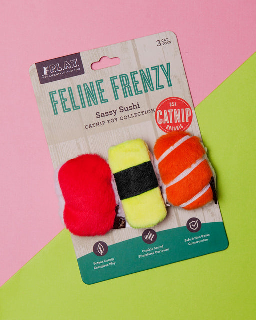 Feline Frenzy Sushi Catnip Cat Toy << FINAL SALE >>