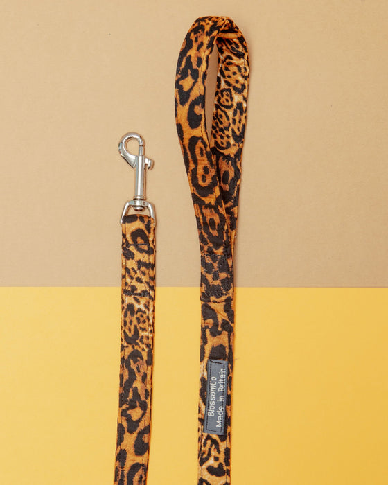 Leopard Print Dog Leash << FINAL SALE >>
