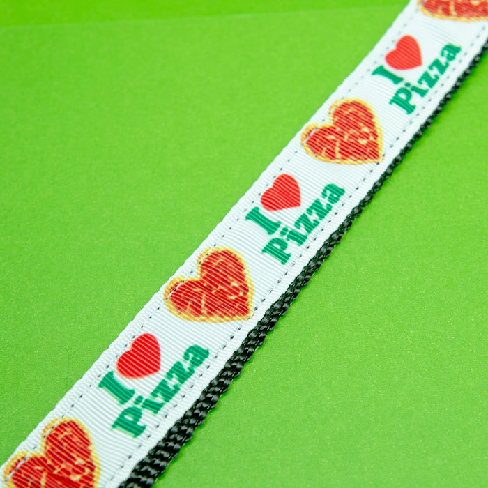 Pizza Party Dog Collar (Made in the USA) << FINAL SALE >>