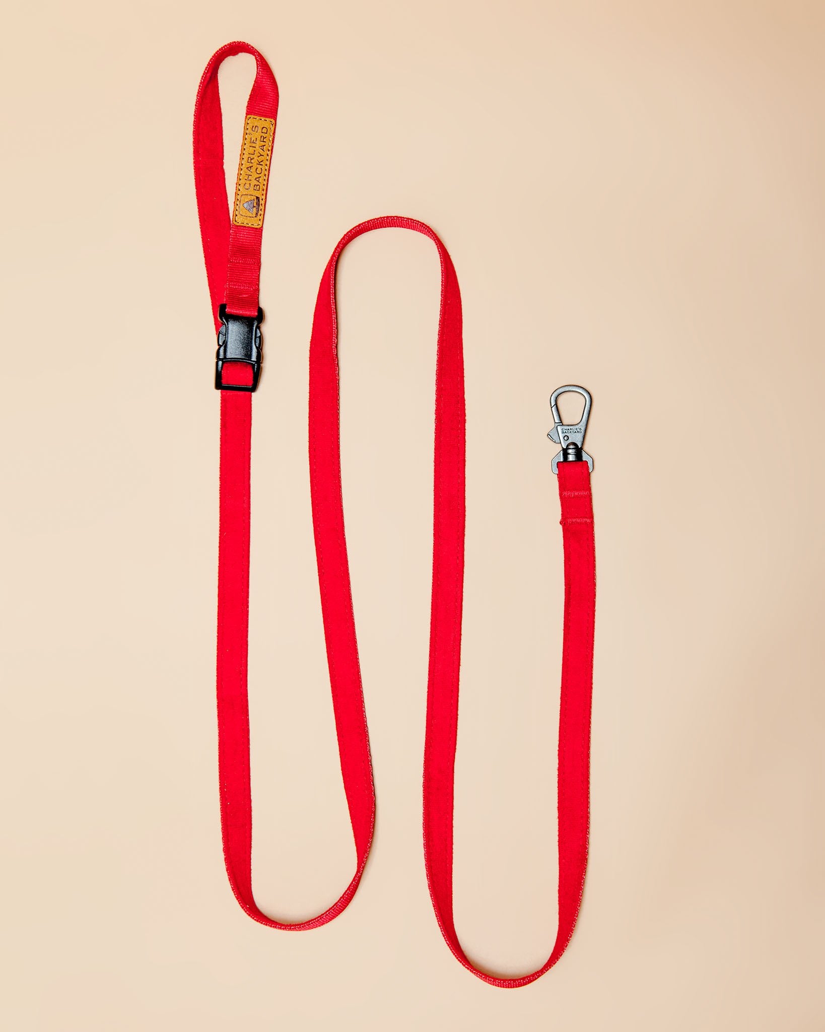 Adjustable Easy Dog Leash in Red