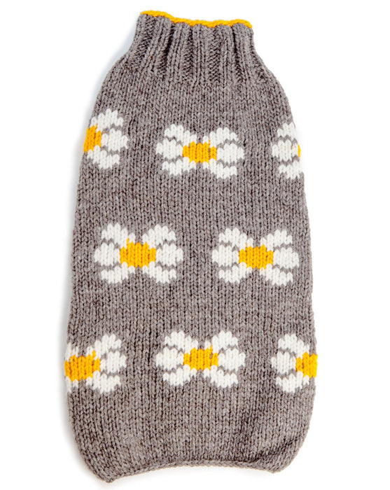 Daisy Wool Knit Dog Sweater << FINAL SALE >>