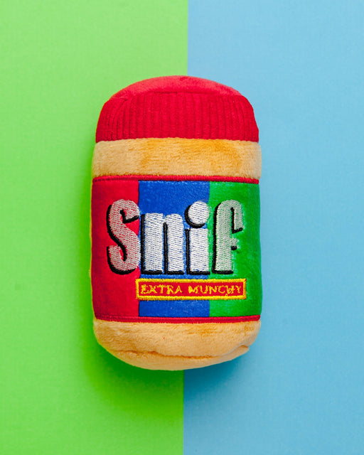 Snif Peanut Butter Plush Dog Toy