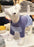 Colorblock Knit Dog Sweater in 2-Tone Blue