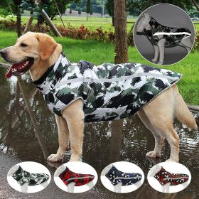 Winter windproof dog warm clothing; dog jacket; dog reflective clothes (Colour: Red grid, size: M) Winter windproof dog warm clothing; dog jacket; dog reflective clothes (Colour: Red grid, size: M)