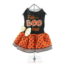 Halloween Dog Harness Dress - Fab-BOO-lous (size: small) Halloween Dog Harness Dress - Fab-BOO-lous (size: small)